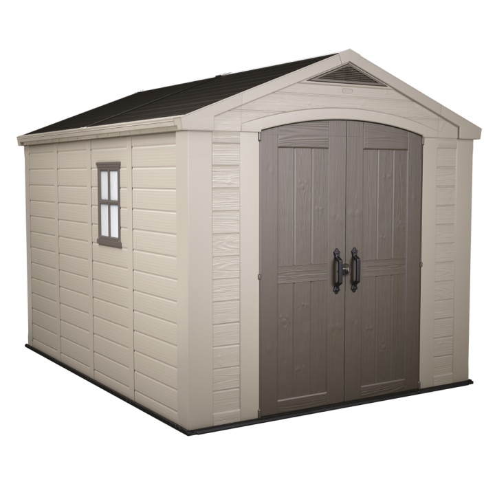 Keter Factor 8x11 beige puutarhavaja PVC 256 5 331 5 243 cm
