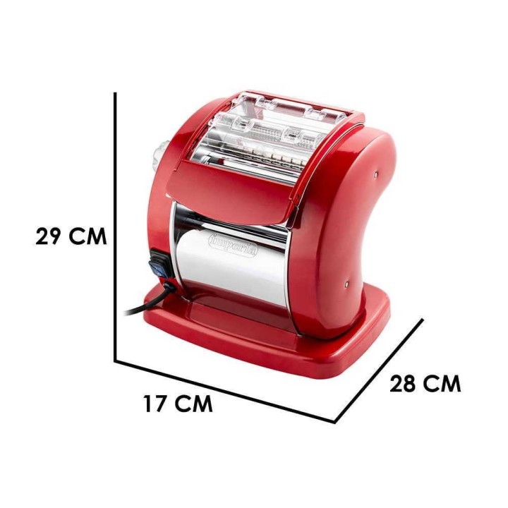 Imperia PastaPresto Classica Rosso sähköinen pastakone, 85 W, 230 V