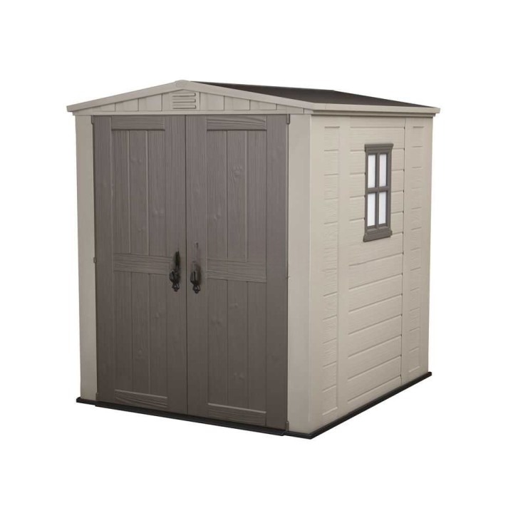 Keter Factor 6x6 beige puutarhavaja, 178 × 195,5 × 208 cm