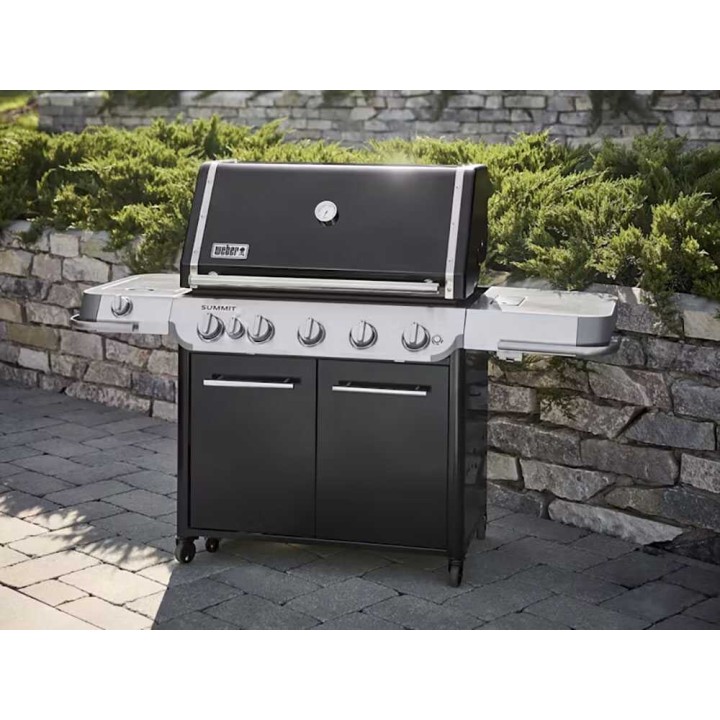 Weber Summit FS38 Black kaasugrilli, 5 poltinta, 19,05 kW