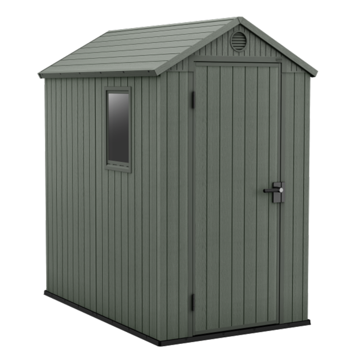 Keter Darwin 4x6 vihreä puutarhavaja 125 8 184 5 205 1 cm