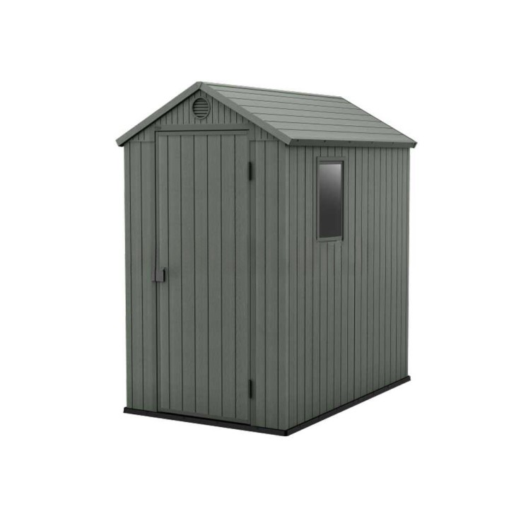 Keter Darwin 4x6 vihreä puutarhavaja, 125,8 × 184,5 × 205,1 cm
