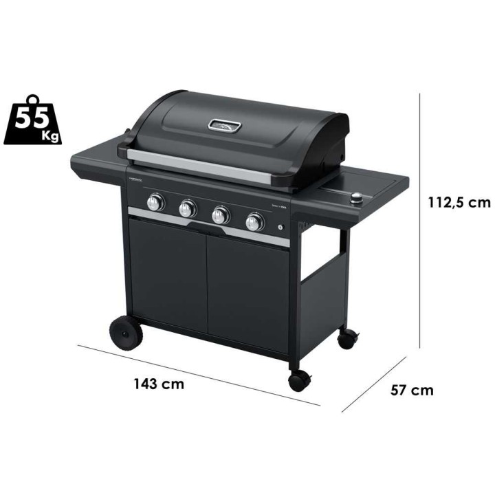Campingaz Select 4 EXS -kaasugrilli, 4 poltinta, 3 000 cm²