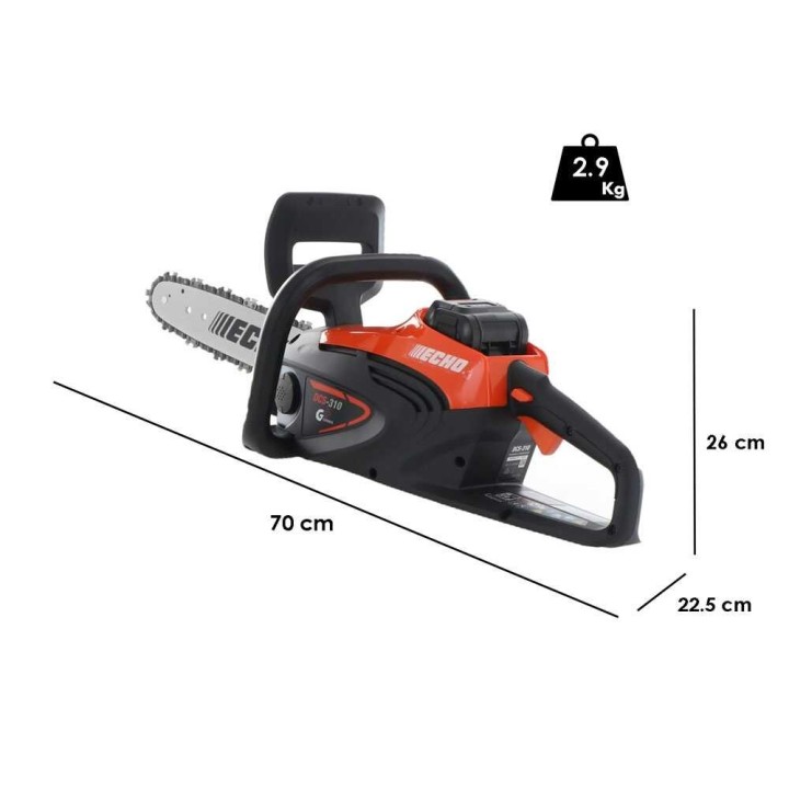 Echo DCS-310 akkumoottorisaha, 40 V, 30 cm, ilman akkua ja laturia