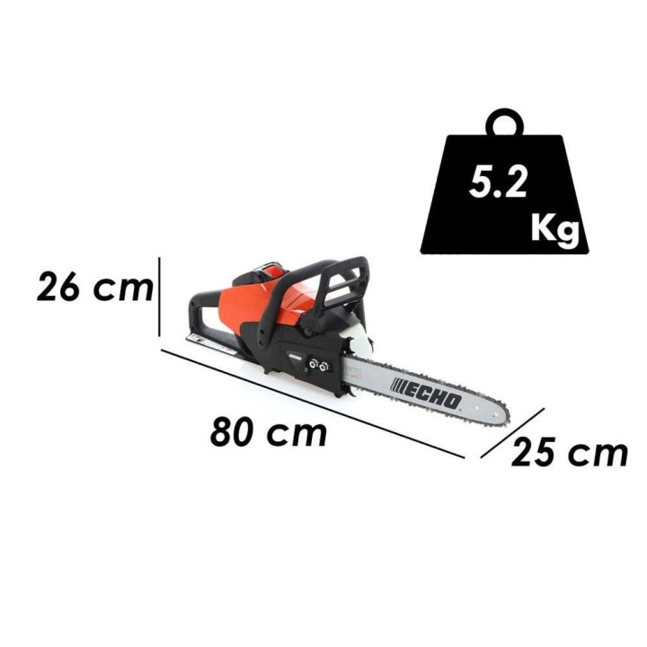 Echo DCS 3500 akkukäyttöinen oksasaha, 56 V, 35 cm, ilman akkua ja laturia