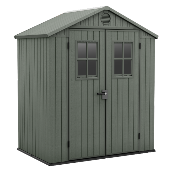 Keter Darwin 6x4 vihreä puutarhavaja 190 122 221 cm