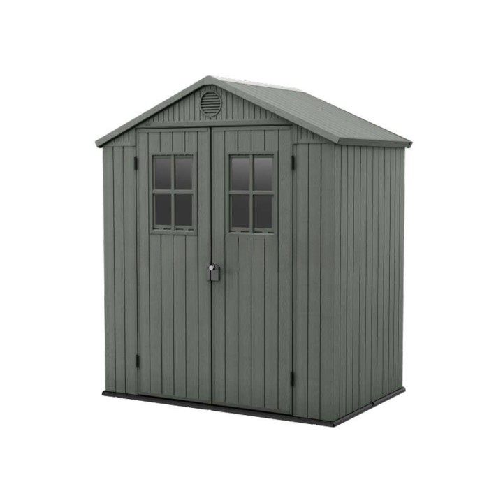 Keter Darwin 6x4 vihreä puutarhavaja, 190 × 122 × 221 cm
