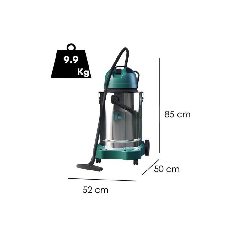 Spyro AIR 50 INOX PLUS märkä- ja kuivaimuri, 50 l, 1 400 W
