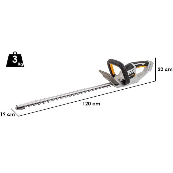 Batavia akkukäyttöinen pensasleikkuri, 61 cm, 18 V, 2 Ah, 3 kg