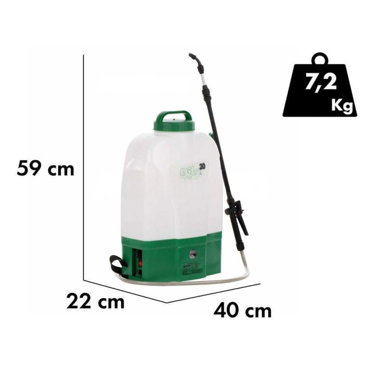 Ribimex PILA 20 akkukäyttöinen selkäruisku, 20 l, 12 V, 8 Ah