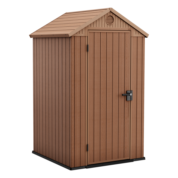 Keter Darwin 4x4 puutarhavaja ruskea 123 8 117 205 1 cm