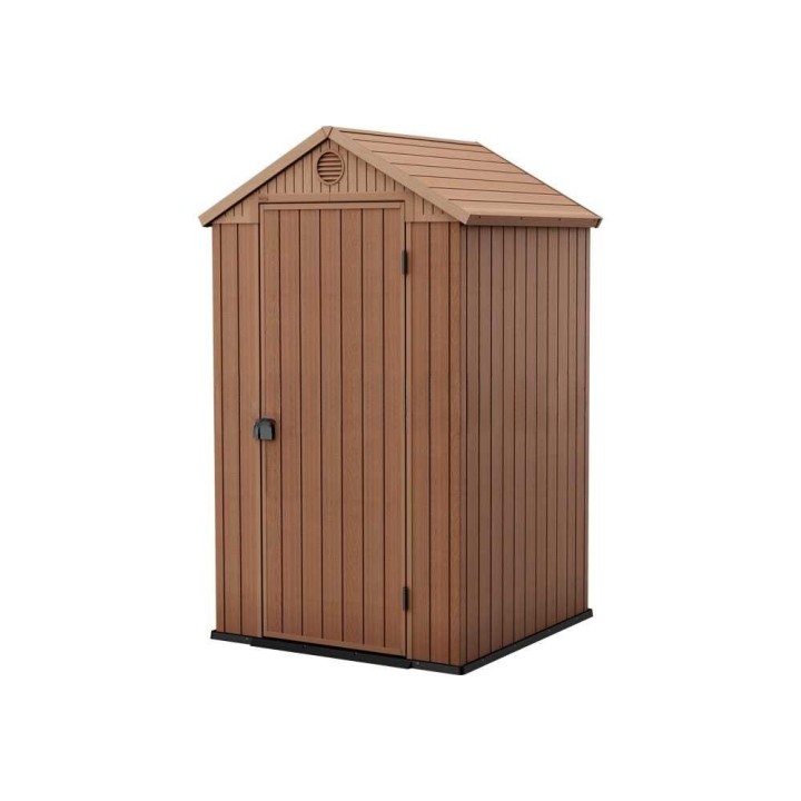 Keter Darwin 4x4 puutarhavaja, ruskea, 123,8 × 117 × 205,1 cm