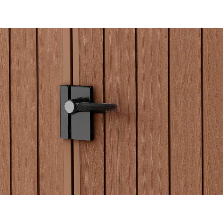 Keter Darwin 4x4 puutarhavaja, ruskea, 123,8 × 117 × 205,1 cm
