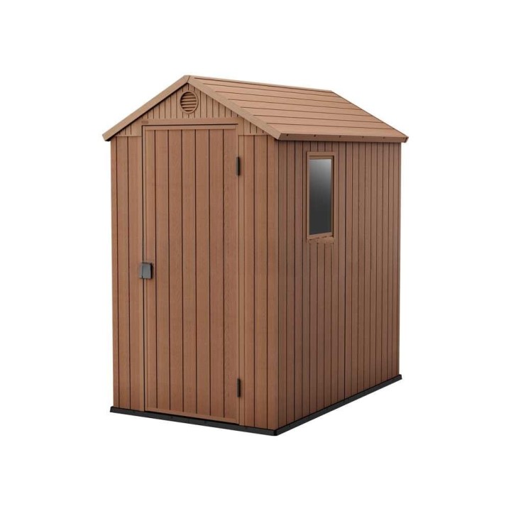 Keter Darwin 4x6 säilytysvaja, ruskea, 125,8 × 184,5 × 205,1 cm