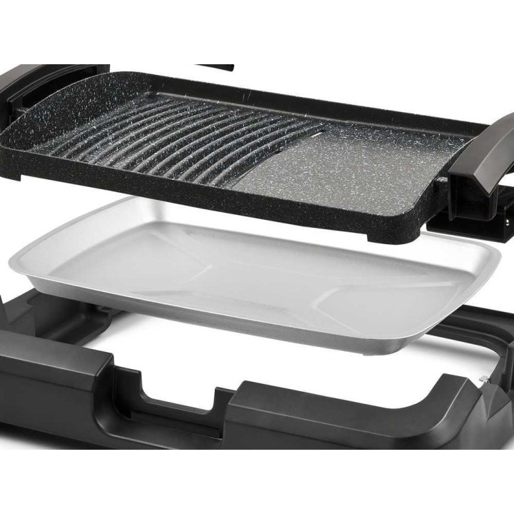 G3 Ferrari Gratella XL sähkögrilli, 2 200 W, tarttumaton paistolevy 39 × 29 cm