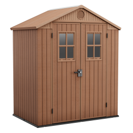 Keter Darwin 6x4 puutarhavaja ruskea 190 122 221 cm