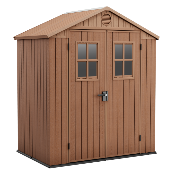 Keter Darwin 6x4 puutarhavaja ruskea 190 122 221 cm