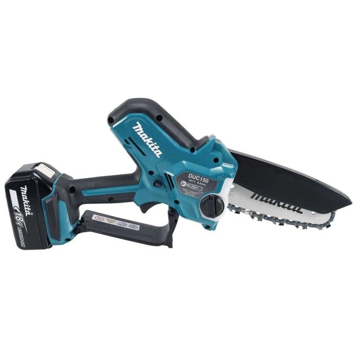 Makita DUC150ZJ LXT akkukäyttöinen oksasaha, 18 V, 15 cm, ilman akkua ja laturia