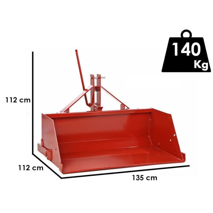 Francini PR 130 takakuormaaja traktoriin, 130 cm, 500 kg