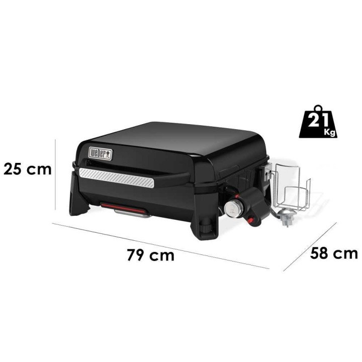 Weber Premium Slate GP 43cm kaasukäyttöinen parila, 3,7 kW