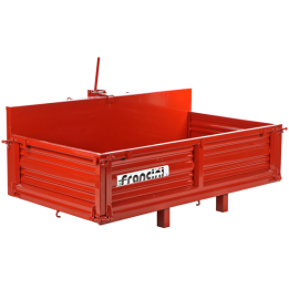 Francini P 190 traktorin kuljetuslava kaatava 700 kg 3 irrotettavaa laitaa