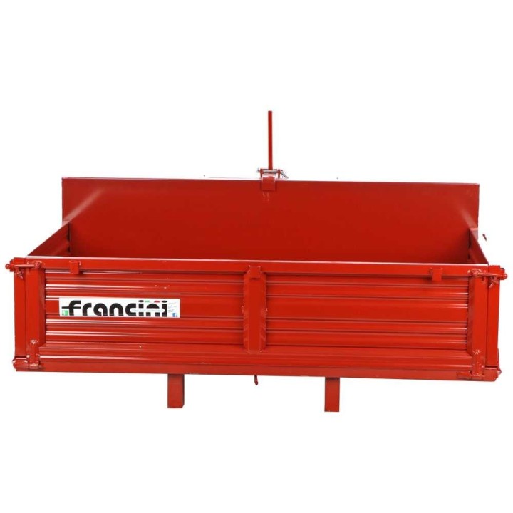Francini P 190 traktorin kuljetuslava, kaatava, 700 kg, 3 irrotettavaa laitaa