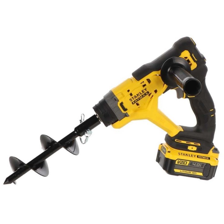 Stanley Fatmax SFMCGA75 akkumaapora, 20 V, 4 Ah, porakärki 76 × 155 mm