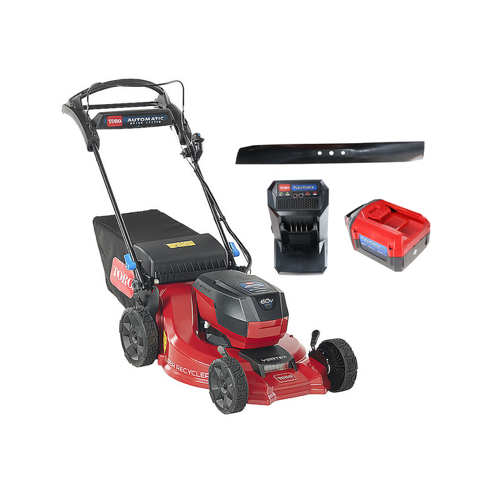 Toro eSuper Recycler eC53 akkuruohonleikkuri 53 cm 60 V 7 5 Ah alumiinirunko