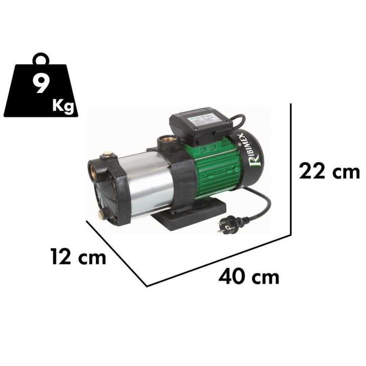 Ribimex PRMCA3P itseimevä puutarhapumppu, 900 W, 3 turbiinia