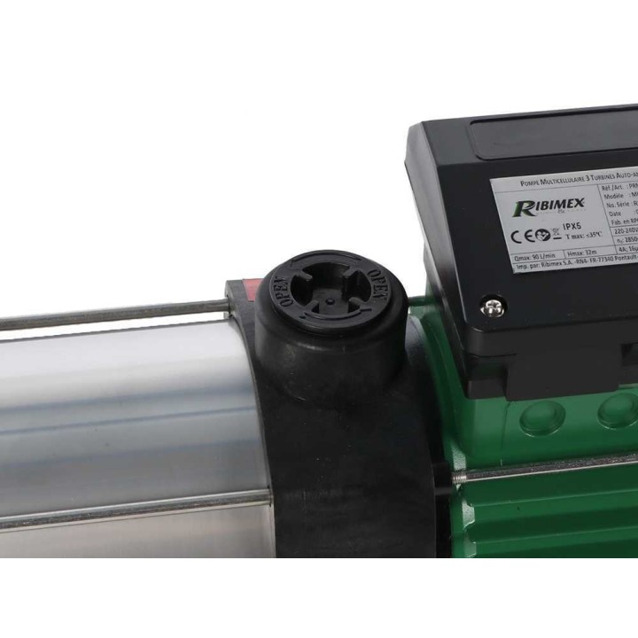 Ribimex PRMCA3P itseimevä puutarhapumppu, 900 W, 3 turbiinia