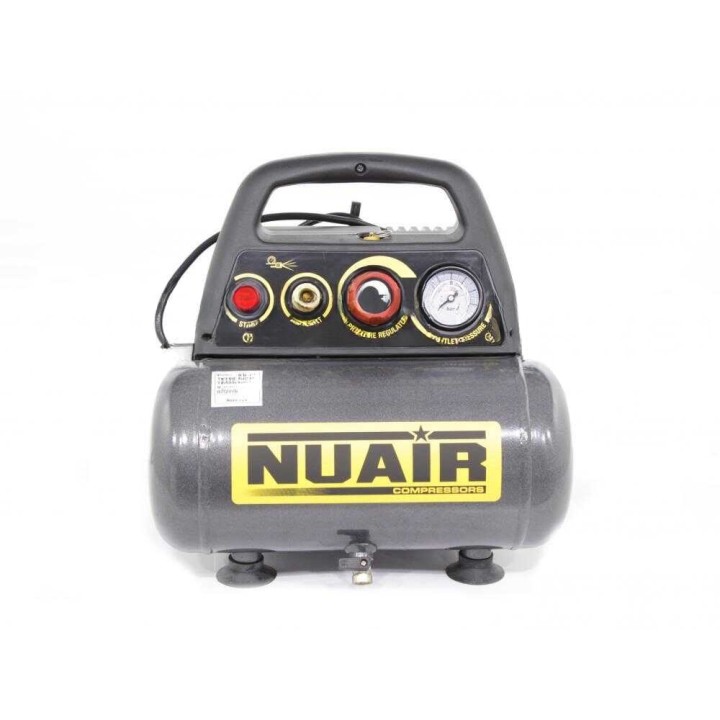 Nuair New Vento 200/8/6 öljytön sähkökompressori, 1,5 HP, 8 bar, 6 l