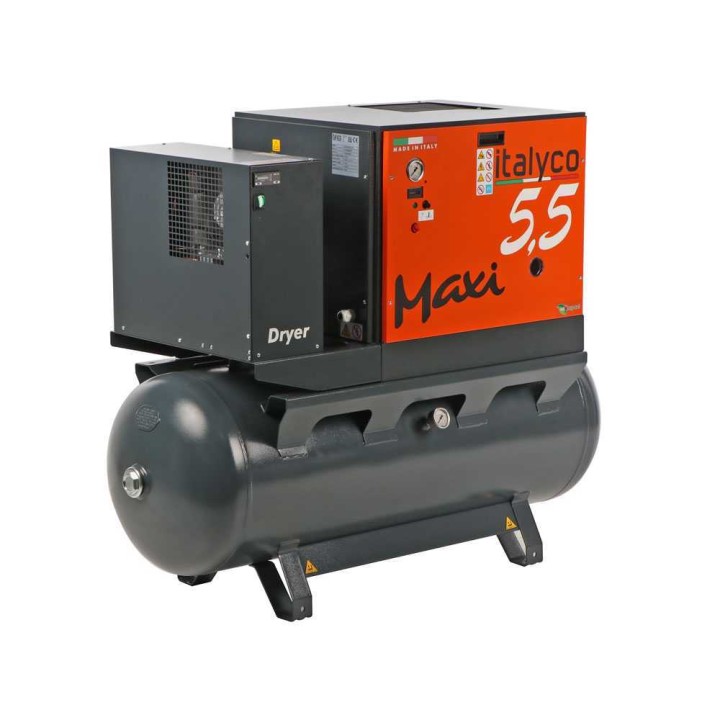 Italyco Maxi 6/270 D ruuvikompressori, 270 l, 10 bar, 5 HP, 400 V