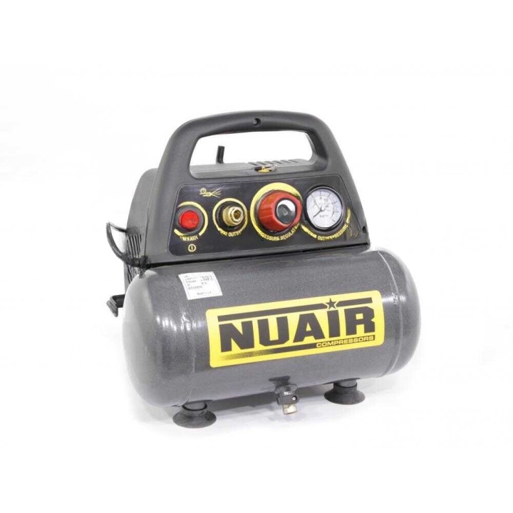 Nuair New Vento 200/8/6 öljytön sähkökompressori, 1,5 HP, 8 bar, 6 l