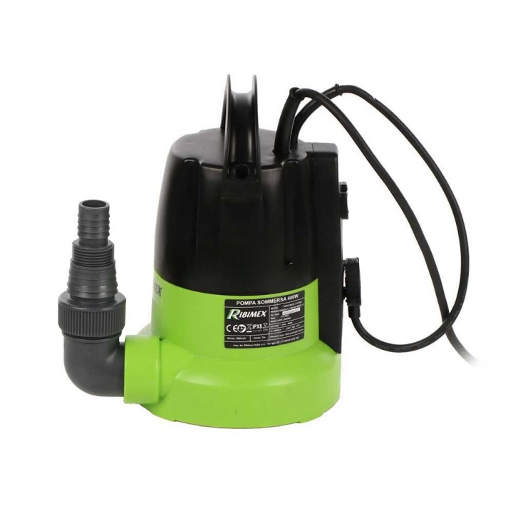 Ribimex PRPVC401SP uppopumppu kirkkaalle vedelle, 400 W, 7 000 l/h