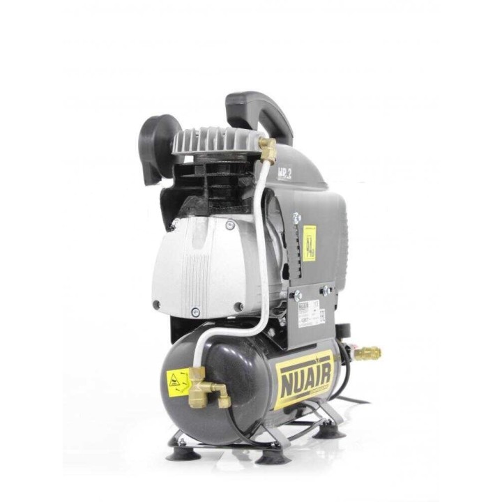 Nuair FC 2/6 kannettava paineilmakompressori, 2 HP, 6 l, 230 V