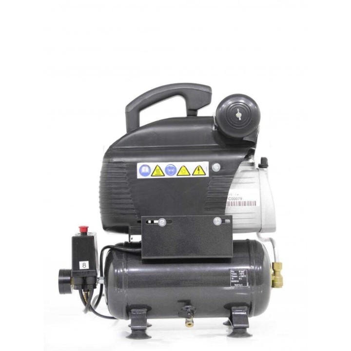 Nuair FC 2/6 kannettava paineilmakompressori, 2 HP, 6 l, 230 V