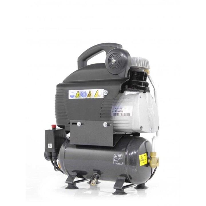 Nuair FC 2/6 kannettava paineilmakompressori, 2 HP, 6 l, 230 V