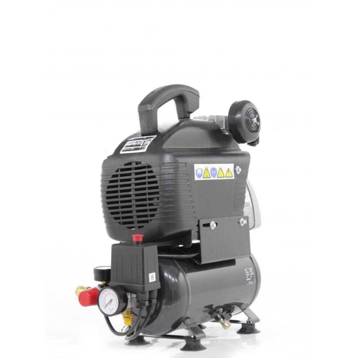 Nuair FC 2/6 kannettava paineilmakompressori, 2 HP, 6 l, 230 V