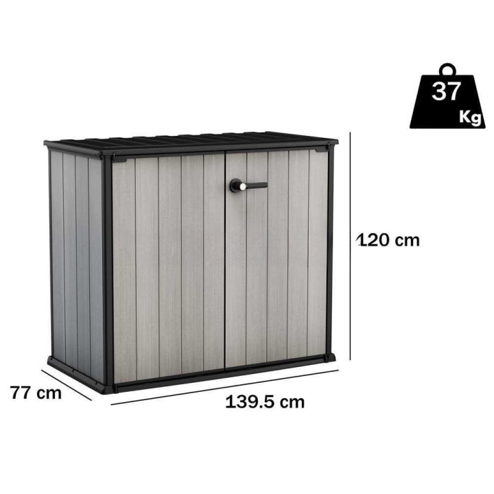 Keter Patio Store säilytyslaatikko, 1 000 l, 139,5 × 77 × 120 cm