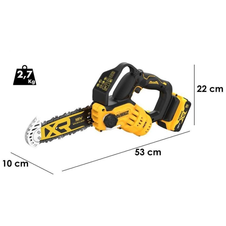 DeWalt DCMPS520P1-QW oksasaha, 18 V, 5 Ah, 20 cm