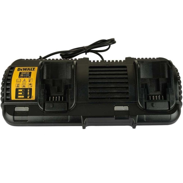 DeWalt DCB132-QW kaksoislaturi 18/54 V akuille, 4 A