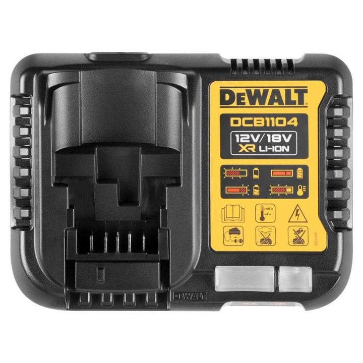 DeWalt DCB1104-QW monijännitelaturi XR-akuille, 10,8–18 V