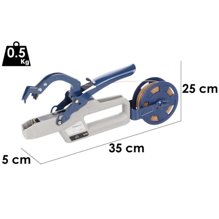Bullmach Arianna 5-25 viiniköynnösten sidontalaite, 4,2 V, 2,5 Ah, 45 mm