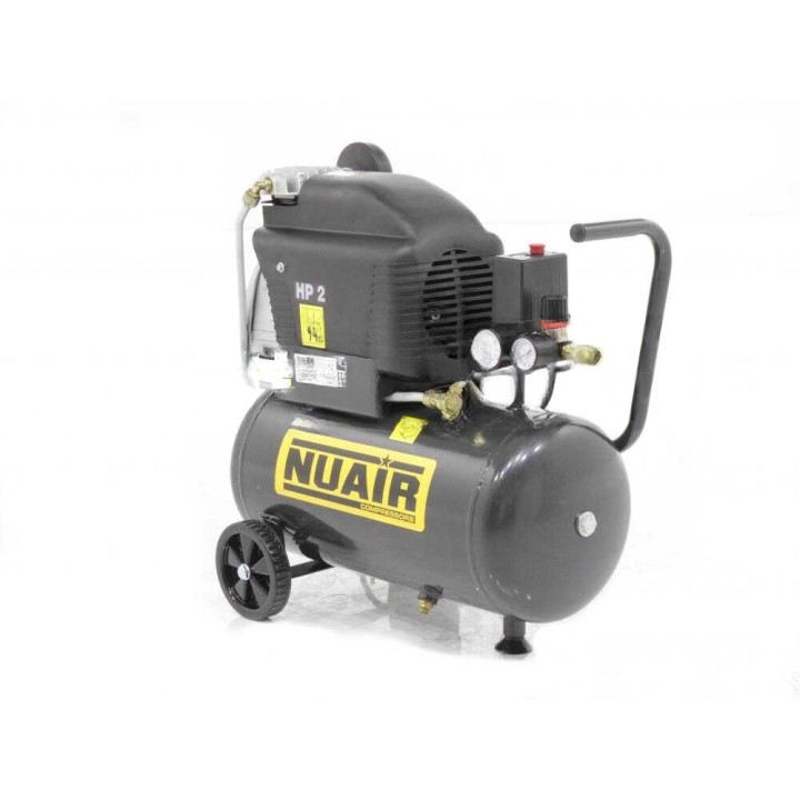 Nuair FC2/24 sähkökompressori, 2 HP, 24 l, 8 bar, 230 V
