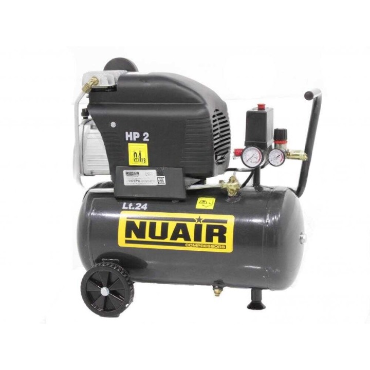 Nuair FC2/24 sähkökompressori, 2 HP, 24 l, 8 bar, 230 V