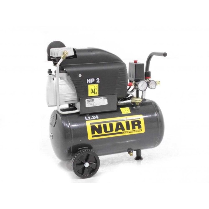 Nuair FC2/24 sähkökompressori, 2 HP, 24 l, 8 bar, 230 V