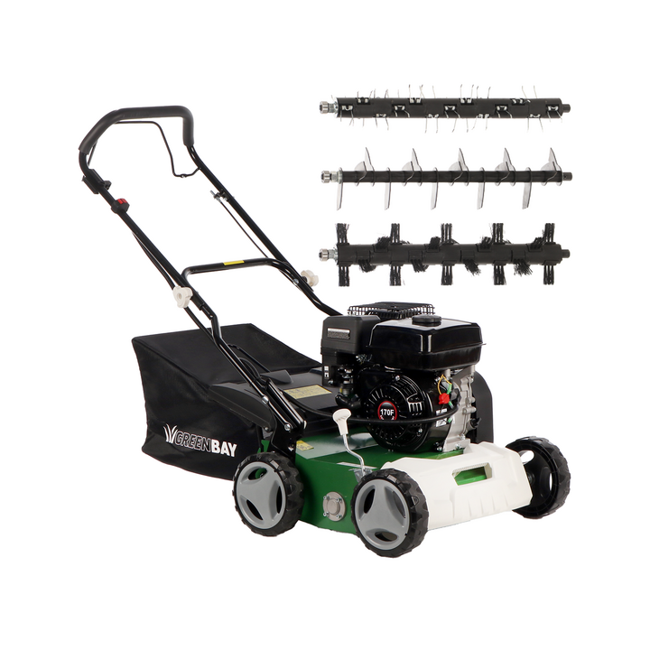 GreenBay PS 700 25 bensiini ilmastaja ja harjakone 7 HP 40 cm
