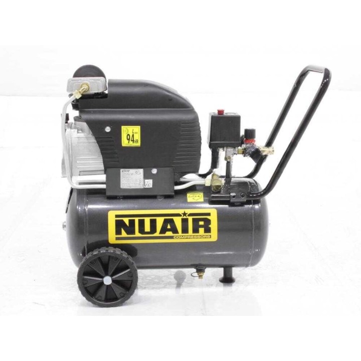 Nuair FC2/24 S sähkökompressori, 2 HP, 24 l, 8 bar, 230 V
