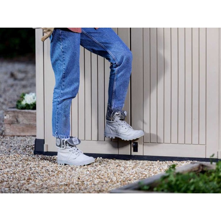 Keter Store it Out Midi beige säilytyskaappi, 880 l, 132 × 71,5 × 113,5 cm