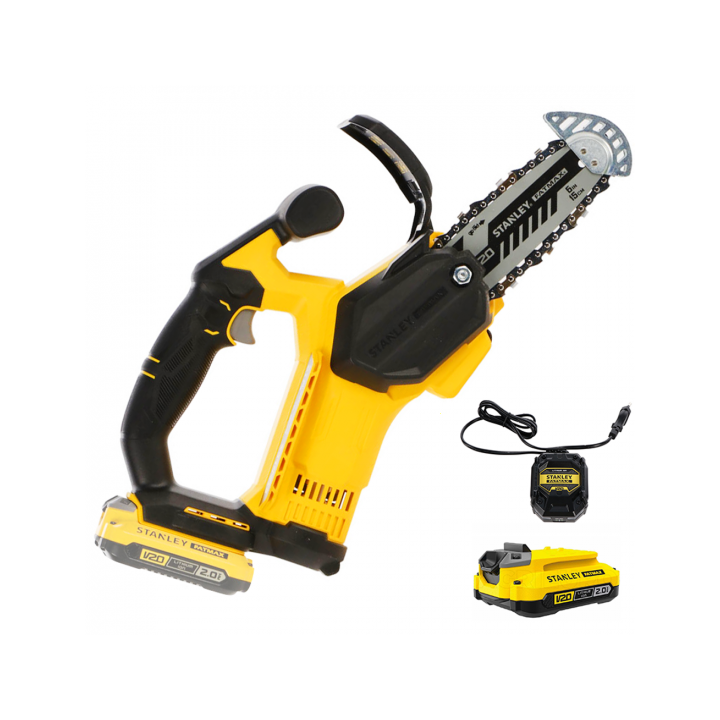 Stanley Fatmax SFMCPS415 akkukäyttöinen oksasaha 20 V 2 Ah 15 cm
